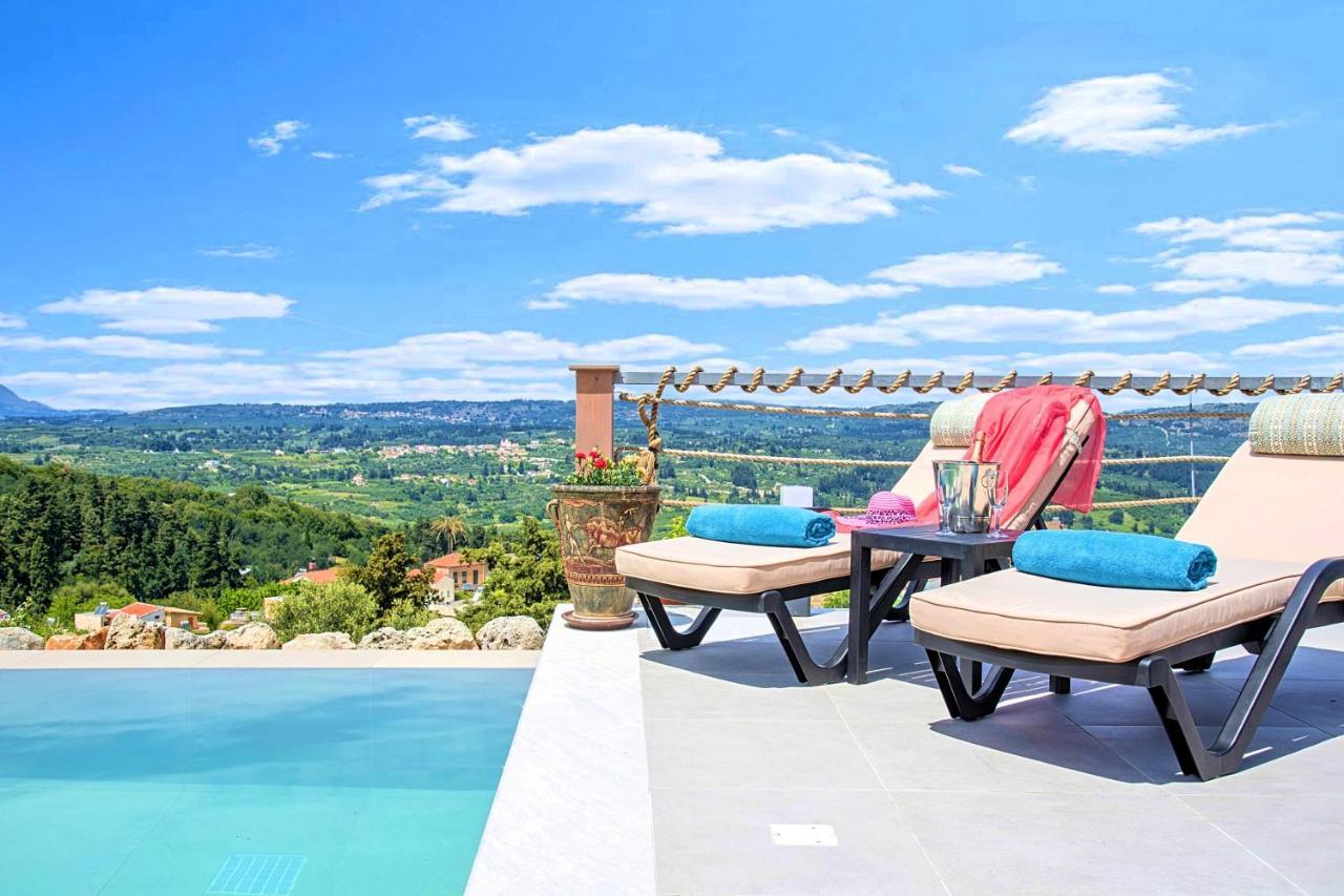 Villa Vardis Heated Pool Vryses Екстер'єр фото