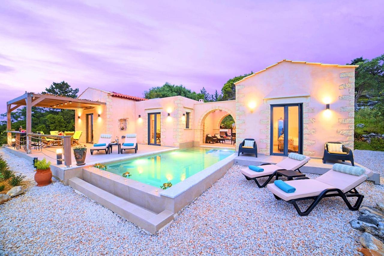 Villa Vardis Heated Pool Vryses Екстер'єр фото